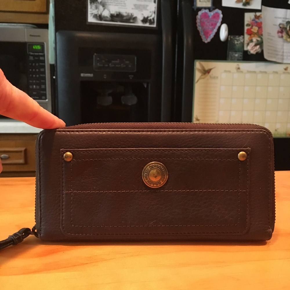 Coach Soft Brown Leather Clutch
